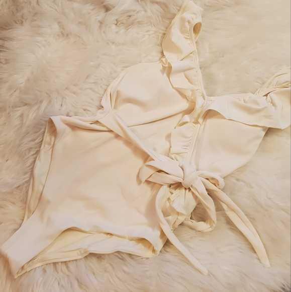 Toluca Isabella Maxi Wrap One-piece - Ivory Micro Waffle - Picture 4 of 16